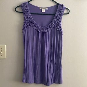 Soft Purple Flowy Tank